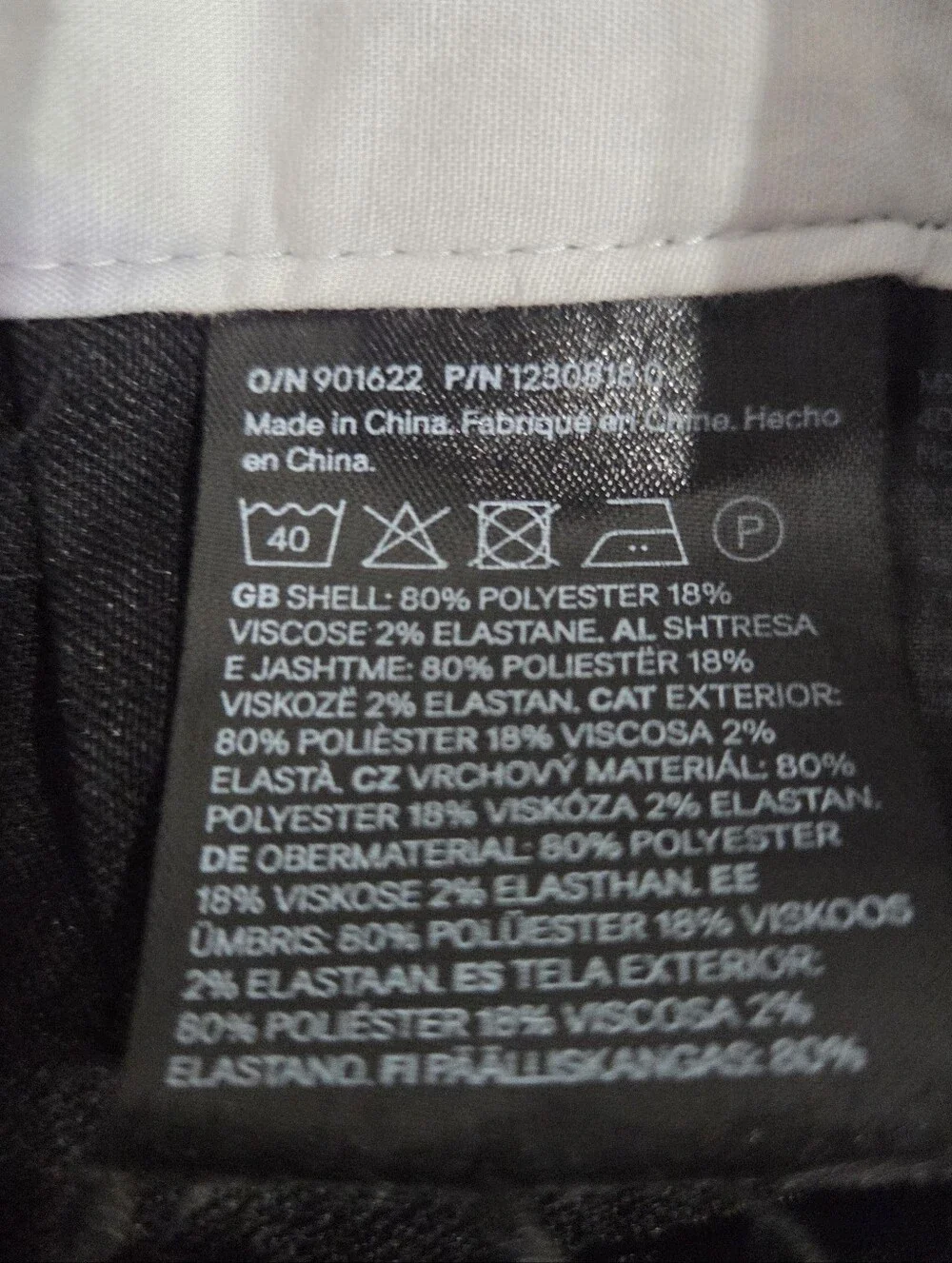 Divided By H&M Black Wide-Leg Dress Pants Size 6 - Picture 3 of 4